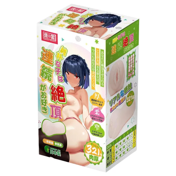 TAMASHII Continuous Orgasm - anime kunstskede-masturbator (hudfarvet)