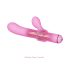 Magic Stick - vibrator med udskiftelige hoveder (pink)