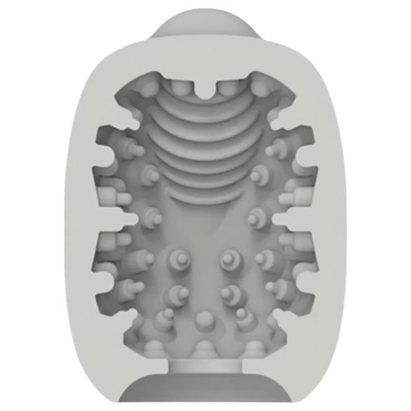 VIBEGGS - vibrerende æg onaniprodukt - struktur overflade - hvid