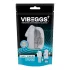 VIBEGGS Twisty Tongues - vibratoræg masturbator - hvid