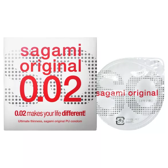 Sagami Original 0,02 - kondom - ultratynd - 55mm (1 stk)