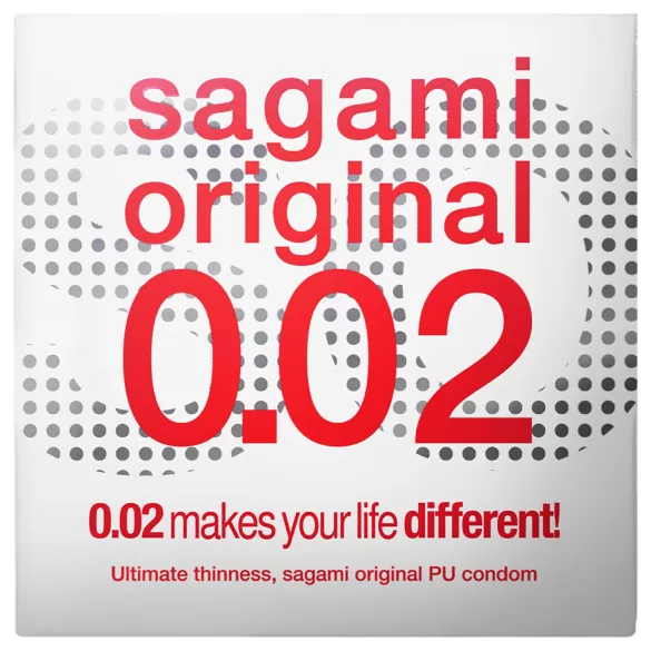 Sagami Original 0,02 - kondom - ultratynd - 55mm (1 stk)