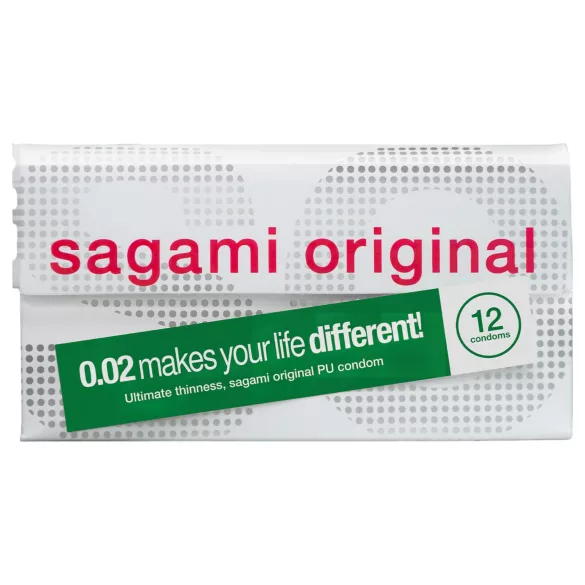 Sagami Original 0,02 - kondom - ultra tynd - 55mm (12 stk)