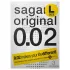 Sagami Original 0,02 L - kondom - ekstra tynd - 58mm (3 stk)