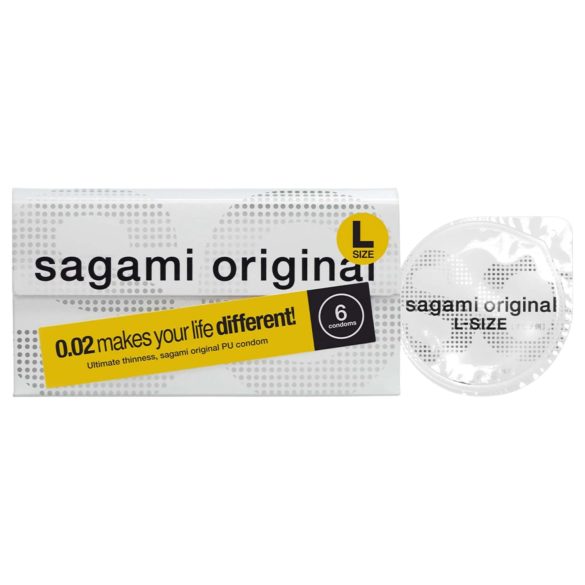 Sagami Original 0.02 L - kondom - 58mm (6 stk)