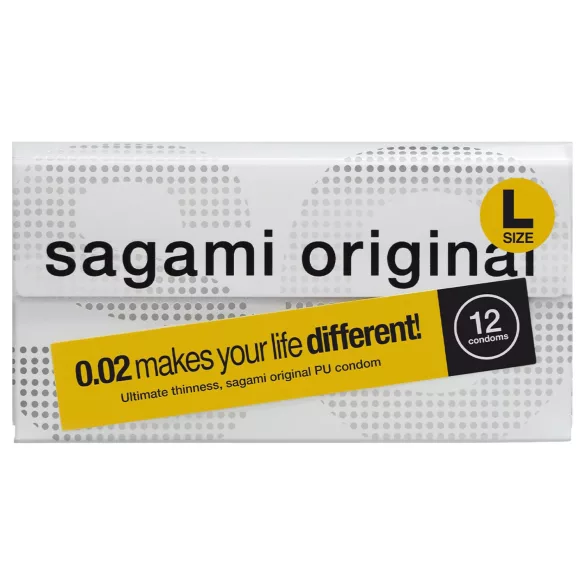 Sagami Original 0,02 L - kondom - ekstra tynd - 58mm (12 stk)