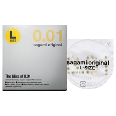 Sagami Original 0,01 L - kondom - ultratynd - 58mm (1 stk)