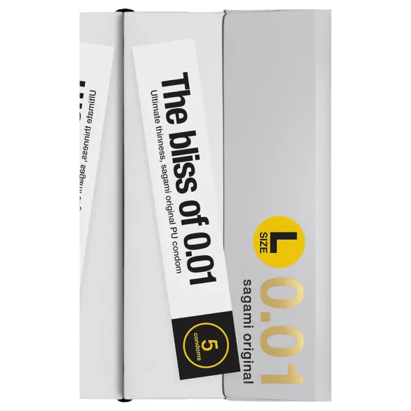 Sagami Original 0,01 L - kondom - ultra tynd - 58mm (5 stk)