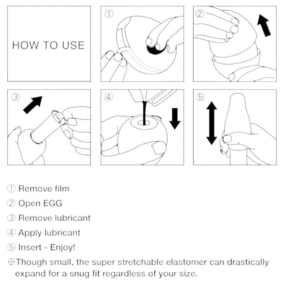 TENGA Egg Tube - ægget onanimasturbator (1 stk)