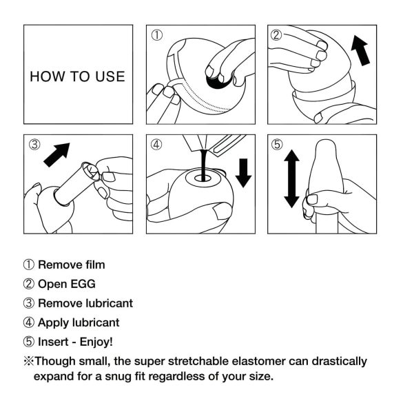 TENGA Egg Curl - æg onanimasturbator (1 stk)