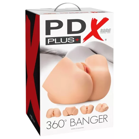 PDX 360 Banger - realistisk torso masturbator - naturfarvet