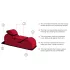Liberator - tantra stol - justerbar loungestol - sort