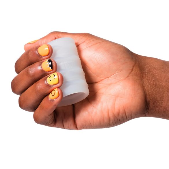 ROMP Mosh - fleksibel rejsesleeve masturbator - gennemsigtig