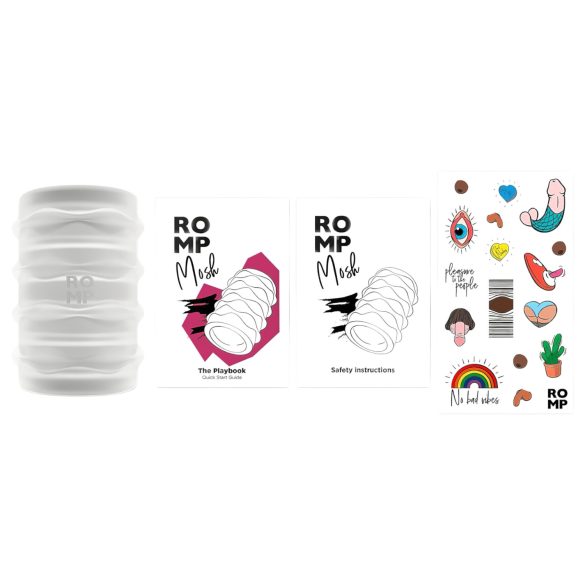 ROMP Mosh - fleksibel rejsesleeve masturbator - gennemsigtig