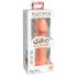 Dillio Big Hero - sugekop silikondildo (17cm) - orange