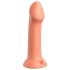 Dillio Big Hero - sugekop silikondildo (17cm) - orange