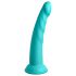 Dillio Slim Seven - turkis sugekop dildo (20cm)