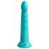 Dillio Slim Seven - turkis sugekop dildo (20cm)
