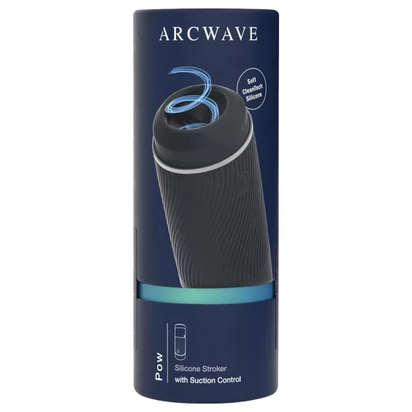 Arcwave Pow - manuel masturbator - vakuum - sort
