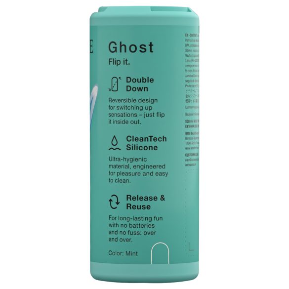 Arcwave Ghost - vendbar lommemasurbator - blød silikone - grøn