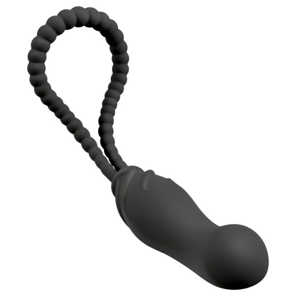 Black Velvets - strap-on dildo - justerbar - sort