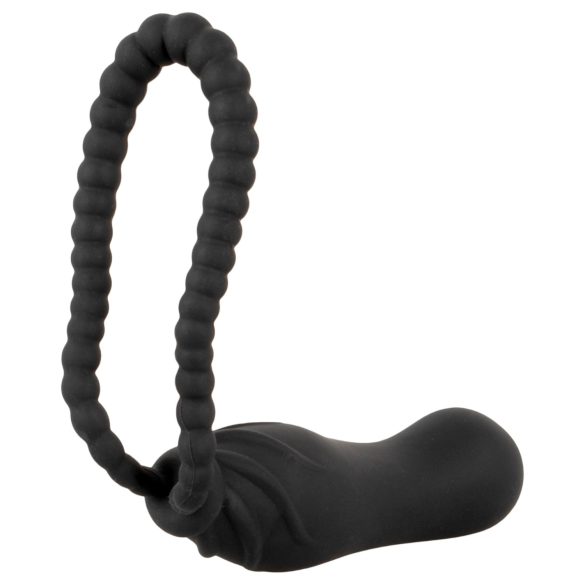 Black Velvets - strap-on dildo - justerbar - sort