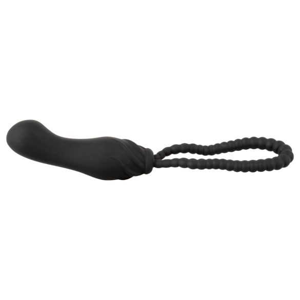 Black Velvets - strap-on dildo - justerbar - sort