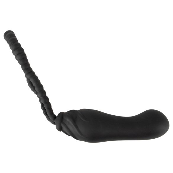 Black Velvets - strap-on dildo - justerbar - sort