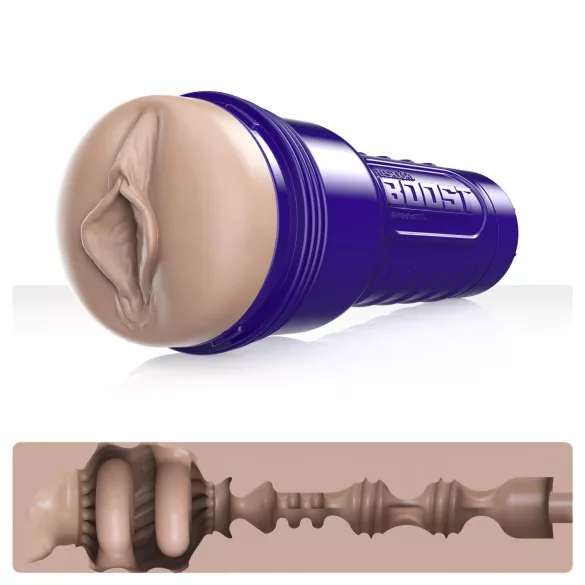 Fleshlight Boost Bang - realistisk masturbator - vagina - naturfarve