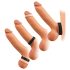 You2Toys 4-i-1 Penis- og Testikelring Sæt (Natur-Sort)