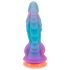 Beasty Cocks - silikondildo - alien design - blå/orange