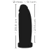 realistixxx Real Giant - gigantisk dildo - 30 cm (sort)