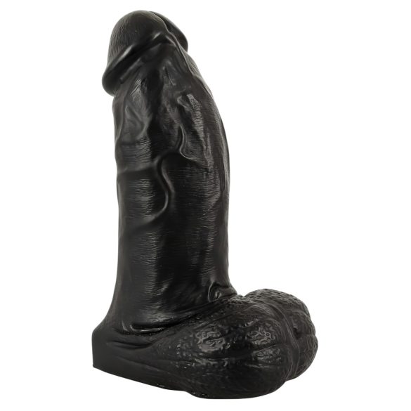 Realistixxx Real Giant - realistisk dildo med testikler - 22 cm (sort)