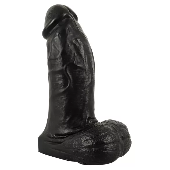 Realistixxx Real Giant - dildo med testikler - 22 cm - sort