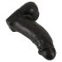 Realistixxx Real Giant - realistisk dildo med testikler - 22 cm (sort)