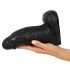 Realistixxx Real Giant - realistisk dildo med testikler - 22 cm (sort)