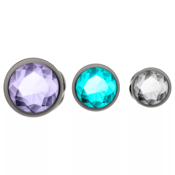 Anos - analplug sæt - metal - 3 stk