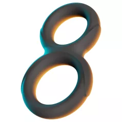 Erecto - dobbelt penisring - sort