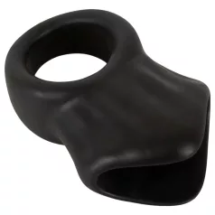 Erecto - penisring med kugleudtrækker - sort