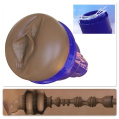 Fleshlight Boost Bang - realistisk vagina masturbator - brun