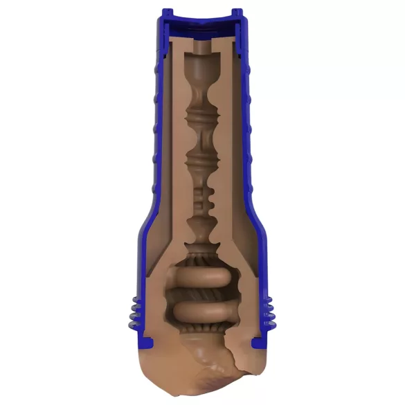 Fleshlight Boost Bang - realistisk vagina masturbator - brun