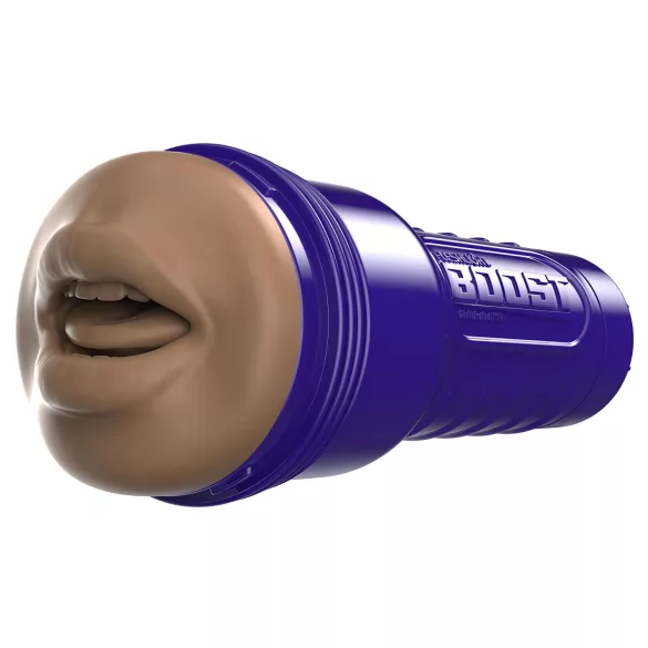 Fleshlight Boost Blow - realistisk mund masturbator - brun