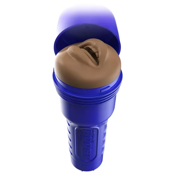 Fleshlight Boost Blow - realistisk mund masturbator - brun