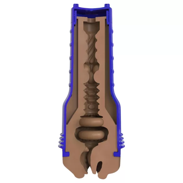 Fleshlight Boost Blow - realistisk mund masturbator - brun