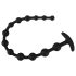 Black Velvets - analdildo med perler - sort