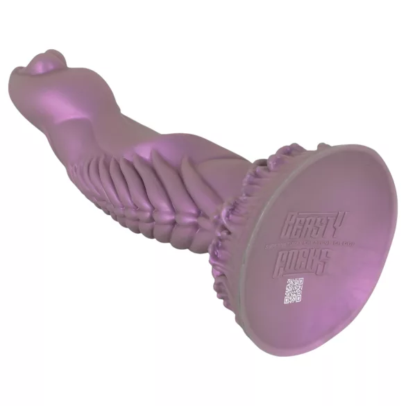 Beasty Cocks - alien dildo - realistisk form - silikone lilla