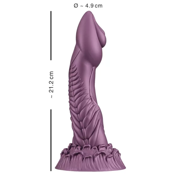 Beasty Cocks - alien dildo - realistisk form - silikone lilla