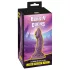 Beasty Cocks - alien dildo - realistisk form - silikone lilla