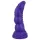 Beasty Cocks - dildo med testikler - realistisk - silikon - lilla