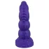Beasty Cocks - dildo med testikler - realistisk - silikon - lilla